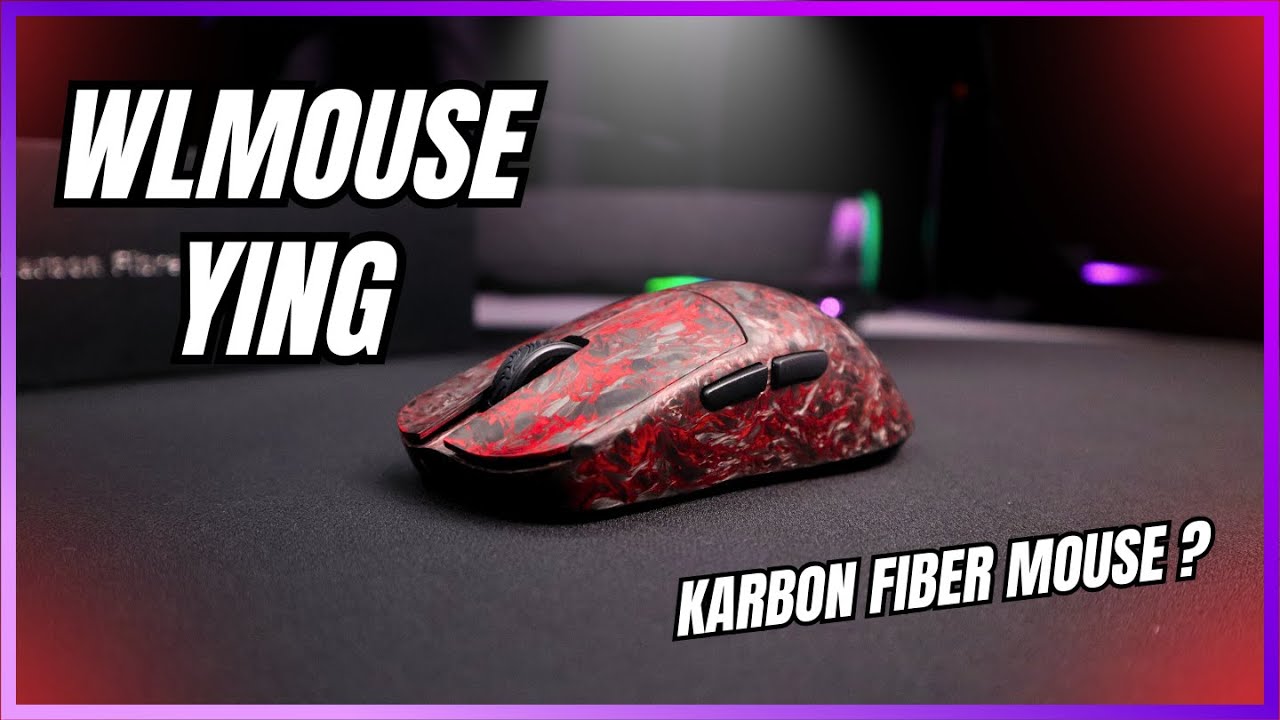 📌MOUSE DEĞİL BİR SANAT ESERİ | WLMouse Ying Karbon Fiber Mouse