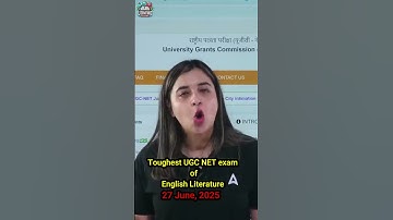Toughest UGC NET exam June 2025 of ENGLISH LITERATURE