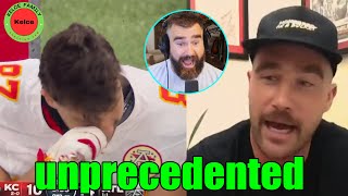 Travis & Jason Kelce Talk About Moment of Silence at Chiefs vs Falcons Game on Podcast