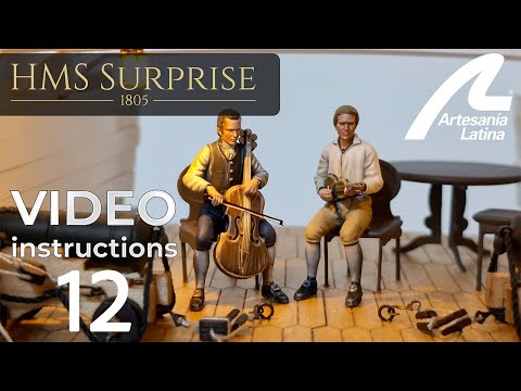 HMS Surprise 1:48 scale - Assembly INSTRUCTIONS Video 12 - Artesania Latina ref. #22906
