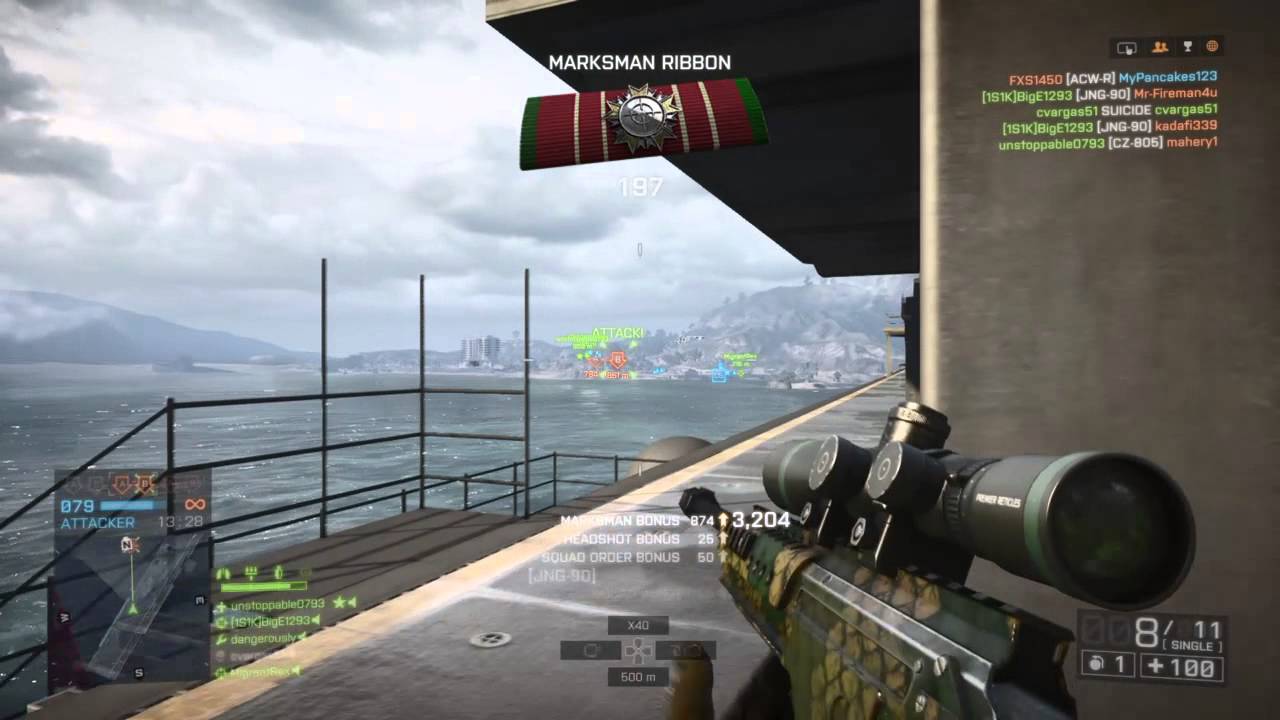 BF4: 3200 Point Streak with JNG-90
