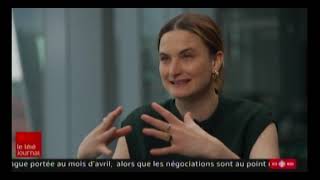Téléjournal RDI 2026 05 01 Cinq minutes avec Gabrielle Côté.