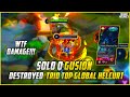 NERF GUSION WTF DAMAGE!!! | SOLO Q GUSION DESTROYED TRIO TOP GLOBAL HELCURT | Gusion Gameplay
