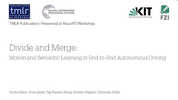 Divide and Merge: Motion and Semantic Learning in End-to-End Autonomous Driving