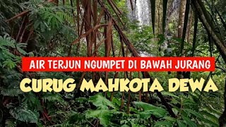 🚨 Serem BANGET TurunNYA || Air Terjun NGUMPET Di BAWAH JURANG || CURUG MAHKOTA DEWA 