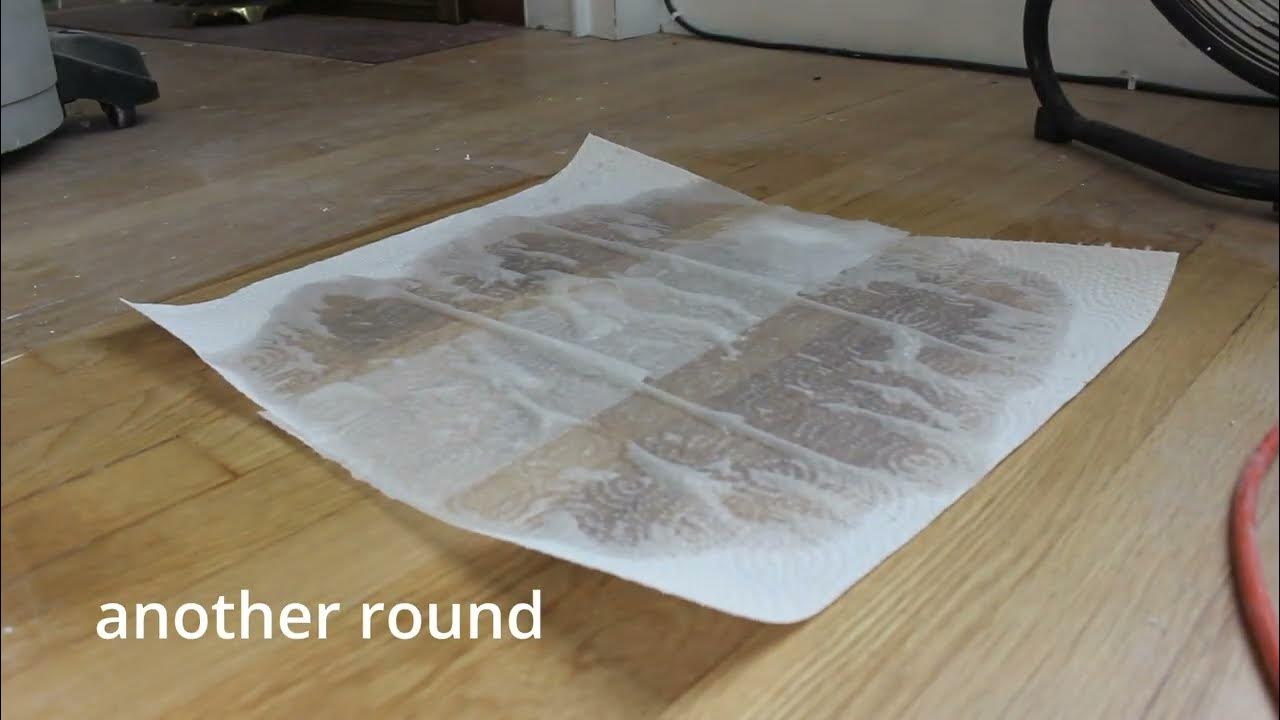 Removing old dog pee stain from hardwood floor YouTube