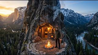He Built a Hidden House Inside a Mountain Cave! 🏔️🔥