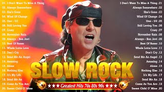 Slow Rock Greatest Hits 70s 80s 90s 📻 Aerosmith, Led Zeppelin, Guns N Roses, Nirvana, Scorpions
