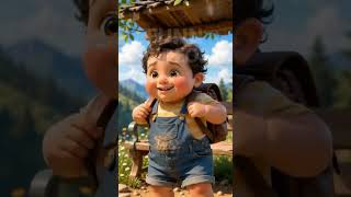 The Tired Little Explorer” 🥺⛰️Visionary AI Films