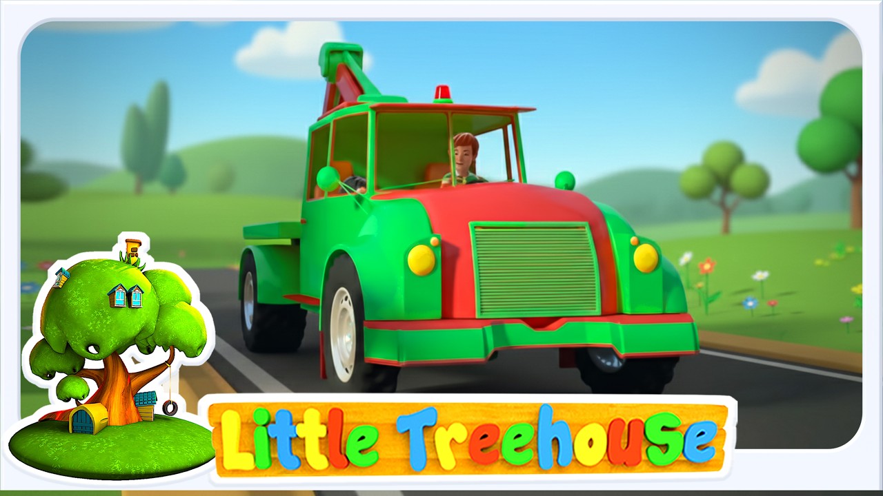 Колеса Евакуатора | Веселі Пісні Про Порятунок Автомобілів Для Дітей