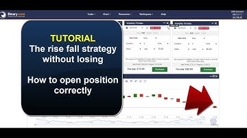 binary rise fall strategy, best tutorial 10 time without losing