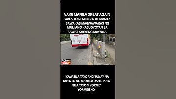 MK🤯/CLEARING OPERATION OBSTRUCTION ILLEGAL PARKING ILLEGAL VENDOR #makemanilagreatagain #isko #yorme