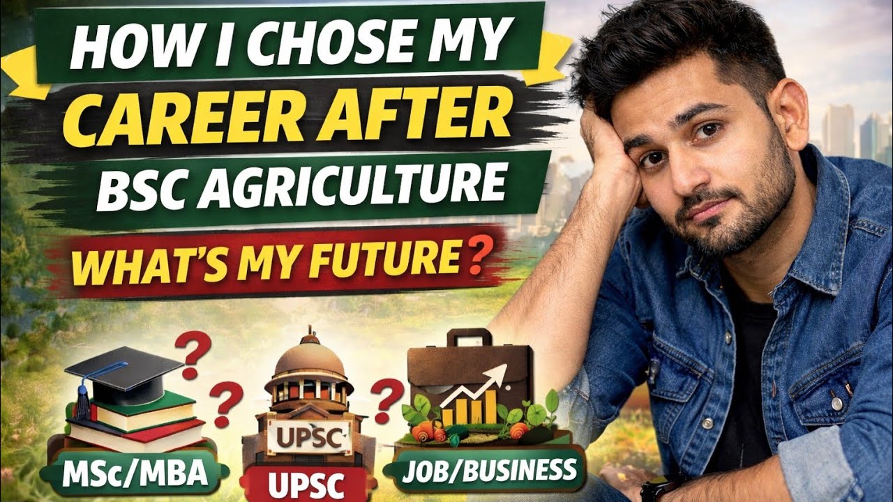 How to Choose Your Goal After BSc Agriculture | Career Options ...