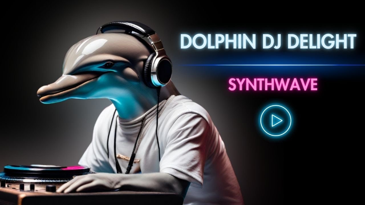 🎶🐬Synthwave PARTY Music with Dolphin DJ Delight - YouTube