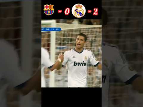 barcelona vs real Madrid 2012 super cup final highlights #youtubeshorts #shorts #messi #ronaldo #cr7