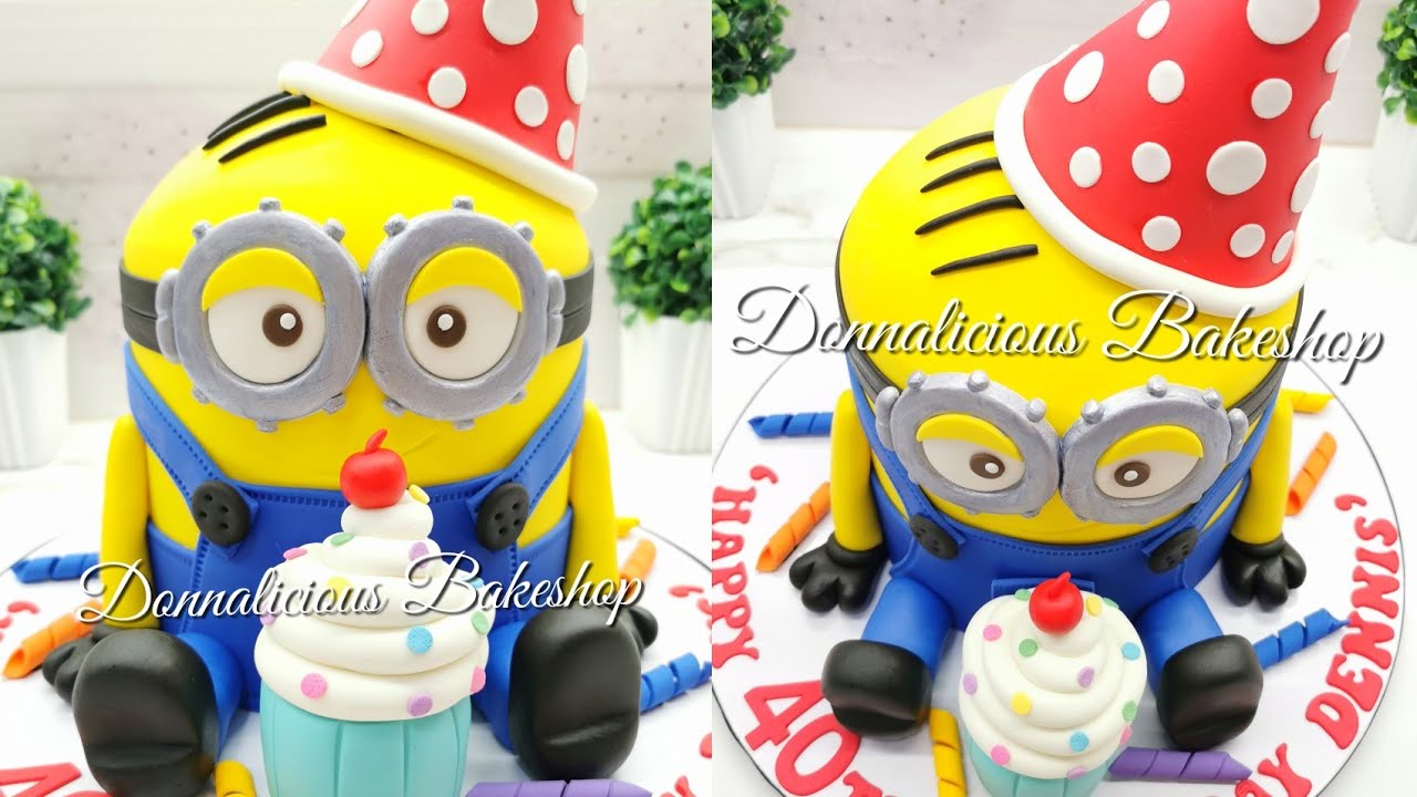 MINION CAKE QUICK TUTORIAL