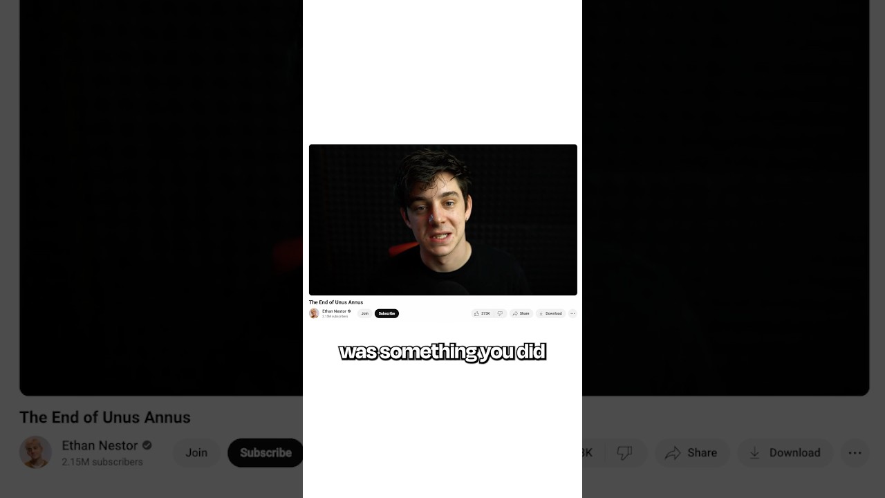 why did unus annus end?!