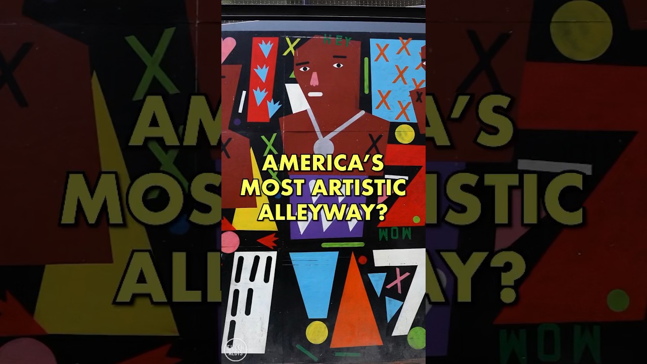 America’s Most Artistic Alleyway? 🎨 Explore Library Street Collective in 