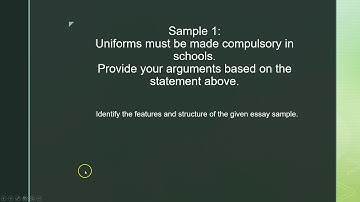 EALD Unit 3 (N) - Argumentative Essay Video Lesson