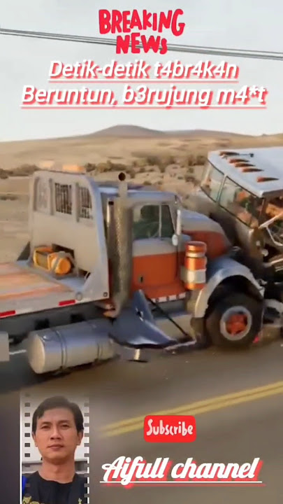 detik-detik t4br4k4n b3runtun, b3rujung  m4*t #katabijak #faktamenarik #quotes #entertainment