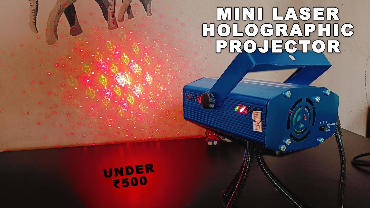 SUNY Z40RG ミニレーザープロジェクター / ステージライト Mini Laser Light Projector Unboxing And Review – Laser Hologram
