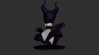 Turntable Zbrush The Evil Witch - Malefic Cartoon