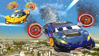 Flying Cars in Action: Rescue Mission for Accident Car | Ambulance | Cars Crash High-Stakes Scene
