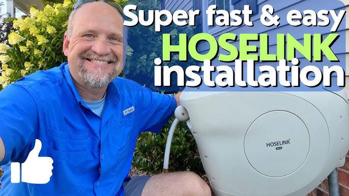 How to install a Hoselink Retractable Hose Reel on to brick 