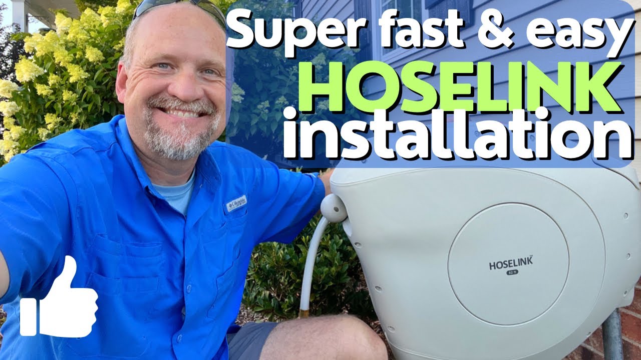 Effortless: Hoselink retractable hose in minutes! 