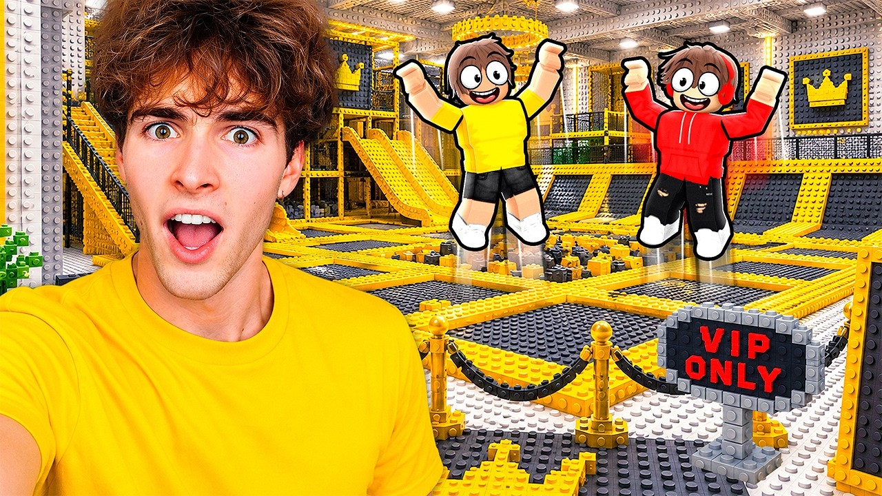 I Opened a 5 STAR Trampoline Park in Roblox!