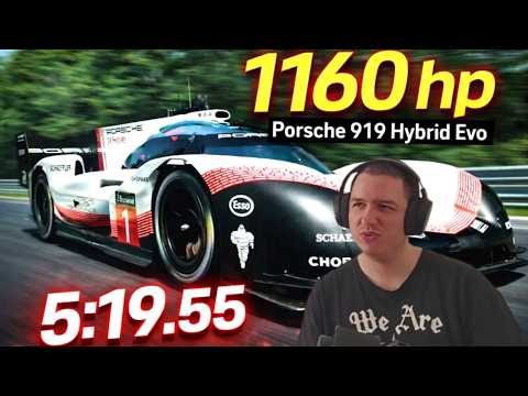 Frenchman Reacts To Fastest Lap Record At Nurburgring By Porsche 919 Hybrid Evo Explained