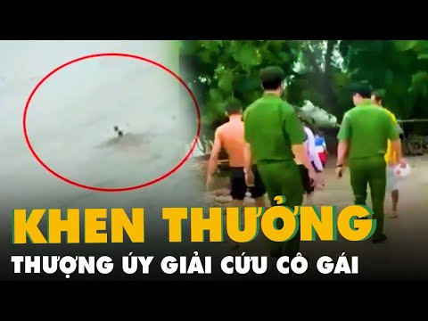 Video Tặng bằng khen cho thượng úy quân đội lao xuống sông... - youtube