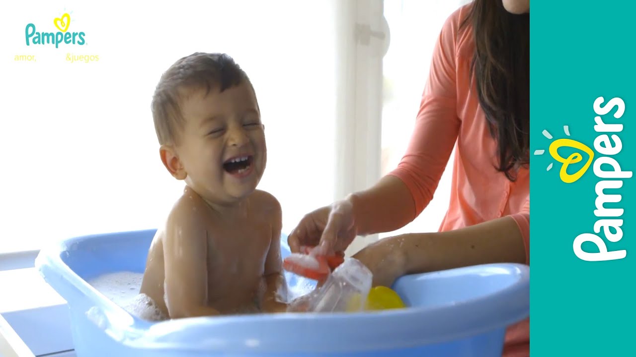 Aprender Bañar a - Los Juegos de Bebés en Baño - YouTube