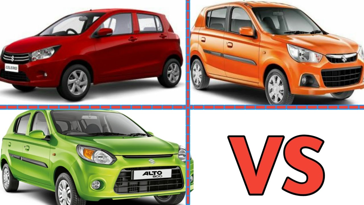 2017 ALTO 800 Vs Alto k10 vs CELERIO WAR OF MARUTI.  Car guru