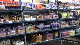 Carton Flow Shelving for Drinks