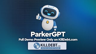 New "Cheat Sheet" tab on ParkerGPT Full Demo Preview on KillDebt com