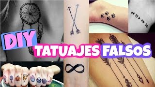 Diy Como Hacer Tatuajes Falsos En Casa Y Que Parezcan Reales Natygloss
