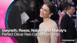 Gwyneth Paltrow, Reese Witherspoon, Natalie Portman & Mila Kunis Oscars Arrivals