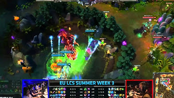 EU LCS: Summer W3: NiP vs Gambit: NiP extinct baron steal!