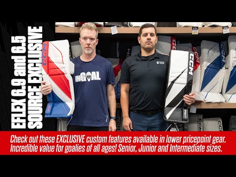 CCM EFlex 6.5 vs 6.9 Goalie Pads — What's the Difference?