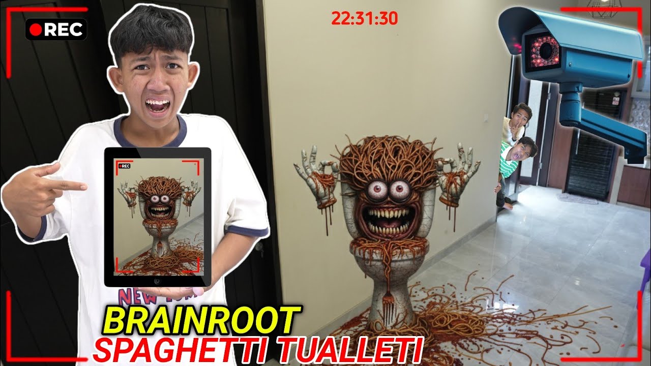 TEREKAM CCTV!! BRAINROT SPAGETTI TOILET MASUK KERUMAH SAPUTRA?? | Mikael TubeHD