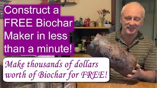 How to make a FREE Biochar Retort (in less than a minute!)