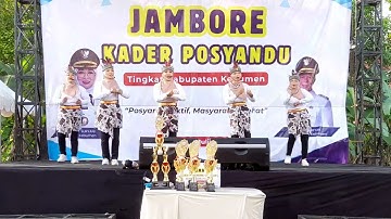 Yel Yel Puskesmas Karanganyar pada Jambore Kader Posyandu Kabupaten Kebumen Tahun 2025