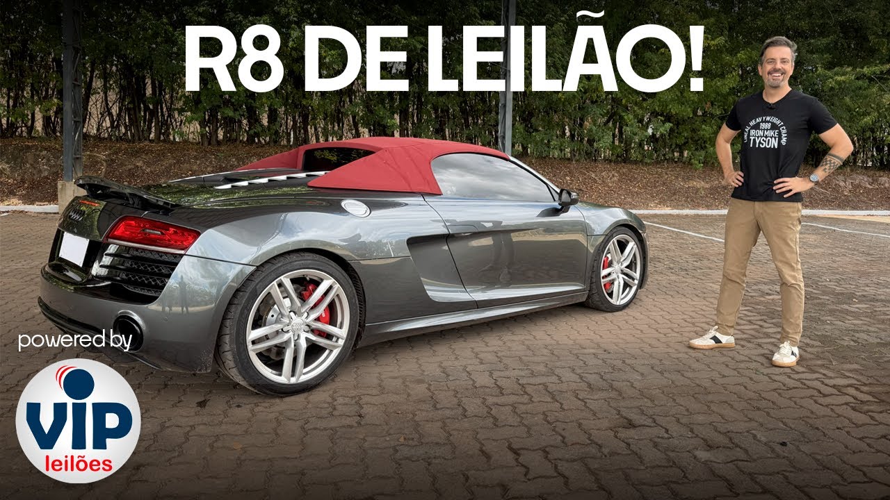 Audi R8 Spyder DE LEILÃO! Bora acordar esse V10zão =D