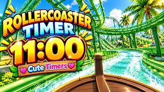 11 Minute Rollercoaster Countdown Timer | Fast 11:00 to 00:00 | Cute Timers