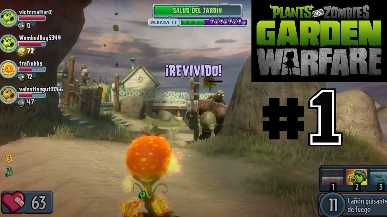PLANTAS VS ZOMBIES #1 EL MEJOR GUISANTE DE FUEGO - YouTube