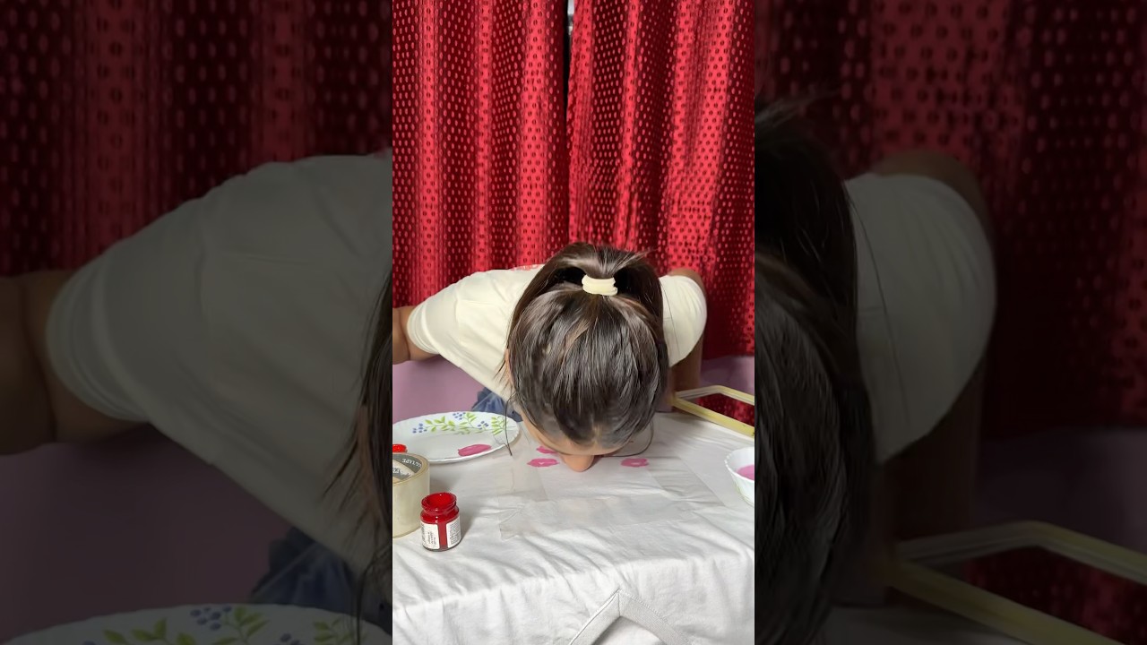 Viral kiss’s T-shirt 💋| kiss T-shirt tutorial birthday gift for him | surprise birthday gift 🎁