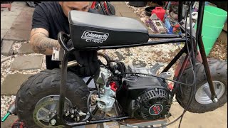We swapped a Coleman ct100  with a predator 212