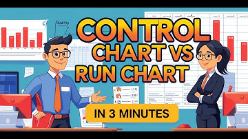 Control Chart versus Run Chart in Quality Control | Difference Between Run Chart and Control Chart.