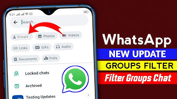 WhatsApp Groups filter || WhatsApp Filter groups chats update || WhatsApp new update 2023